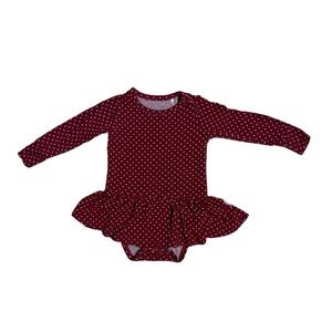 Gigi and Max Baby Girl Polka Dot Tutu Dress Bamboo Bodysuit Size 9 Months